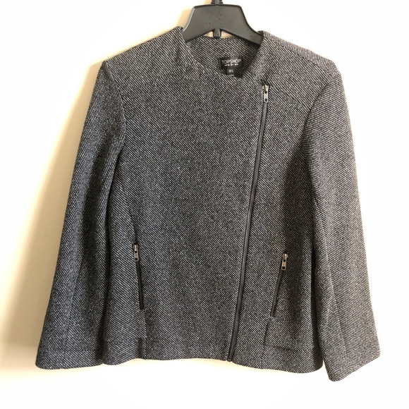 Topshop tweed biker-style jacket - Picture 4 of 6